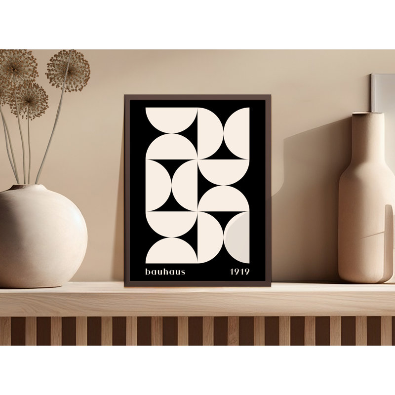 Frieder Single Picture Frame Print, 35.56 cm H x 27.94 cm W, Black/White