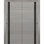 Portes coulissantes pour garde-robe coulissantes | Planum 0040 noir mat avec verre blanc | Ensemble de quincaillerie pour moulures Sturdy Rails | Portes de garde-robe de chambre en bois massif
