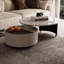 Table basse escamotable de style crème