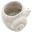 La jardinière texturée beige sable et ciment 9,5 x 8,3 x 6 pouces, un accessoire décoratif pour votre pot à fleurs avec finition, ajoute un élément naturel à la pièce