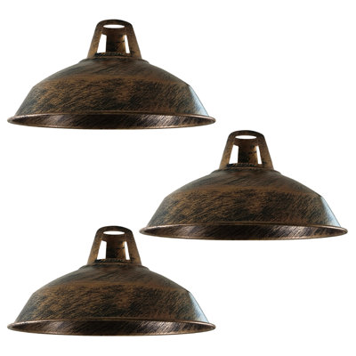 Buckleys 16cm H Metal Bowl Pendant Shade ( Uno )
