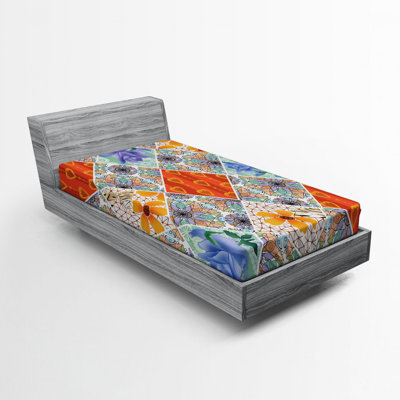 Microfiber Patchwork Fitted Sheet