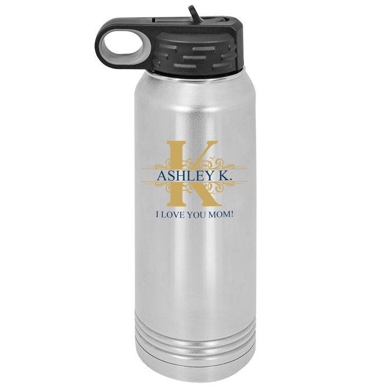 Personalized 30oz Vacuum Insulated Stainless Steel Tumbler - White