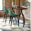 Tabouret de bar et de comptoir pivotant revêtu de velours-886128419-873056601