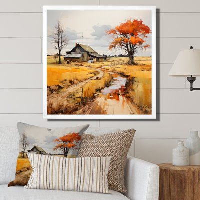 " Orange Farm Autumn Landscape I "