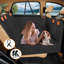 Housse pour siège d'auto pour chien pour siège arrière, 1 housse de siège pour animal de compagnie imperméable et hamac à panneau latéral pour voitures, camions et VUS, très grand