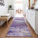 Machine Washable Indoor/Outdoor Xhevrie Purple Rug