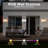 15"H Dimmable RGB Iron Outdoor Wall Light with Remote&App