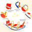 Bascule en plastique 2 places Gymax