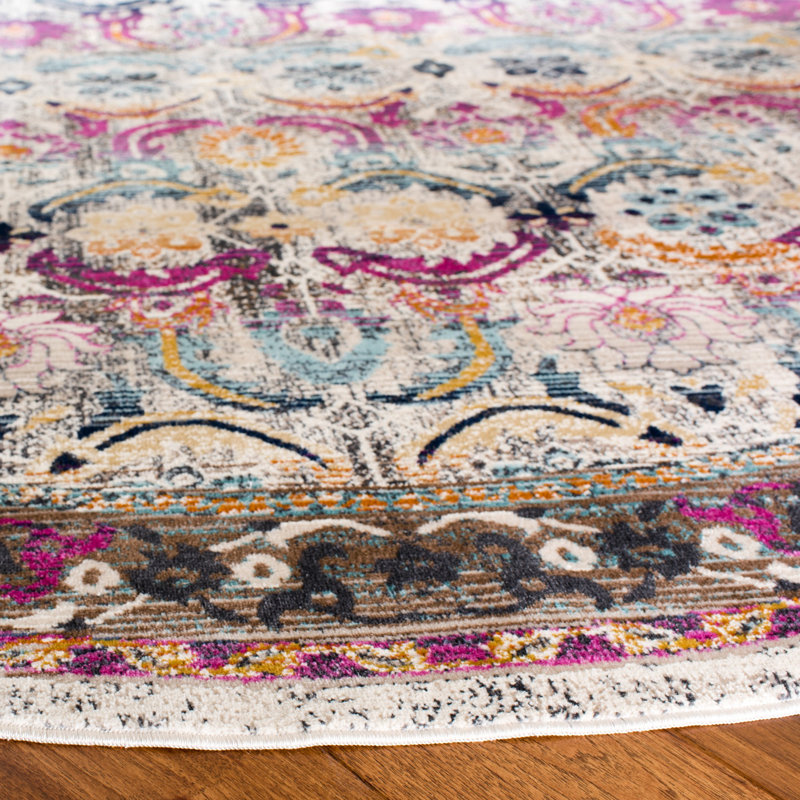 Wayne Performance Oriental Rug, Round 6'7"