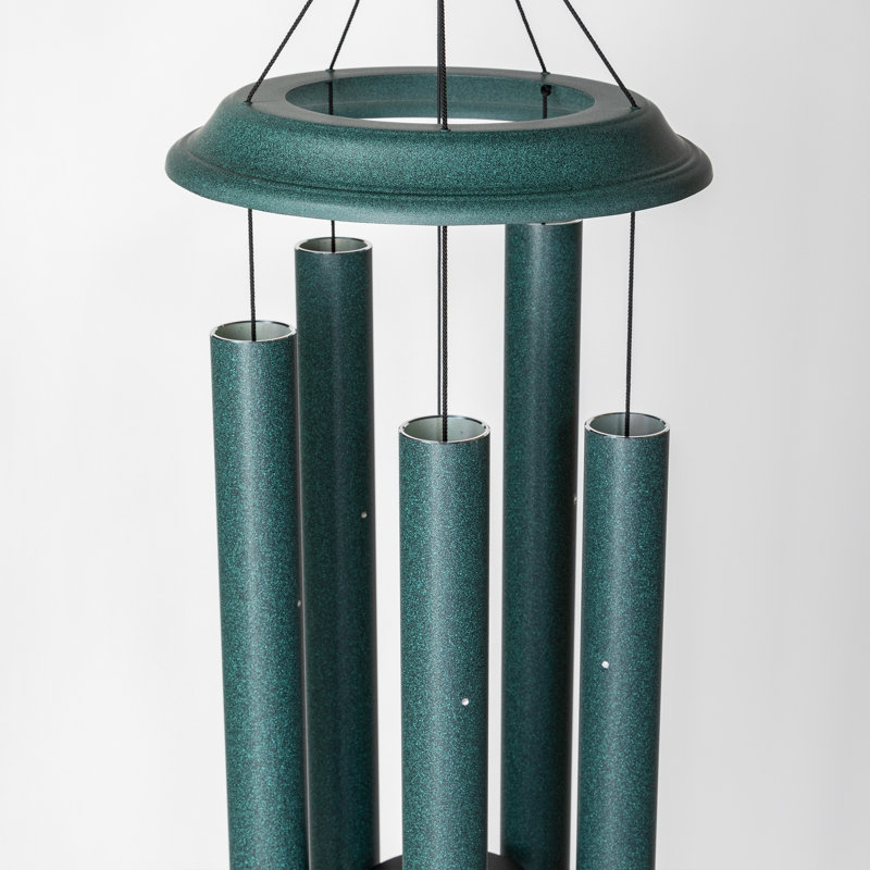 Shenandoah Melodies Aluminum Wind Chime, H 59 po x l 14 po x P 14 po, Vert