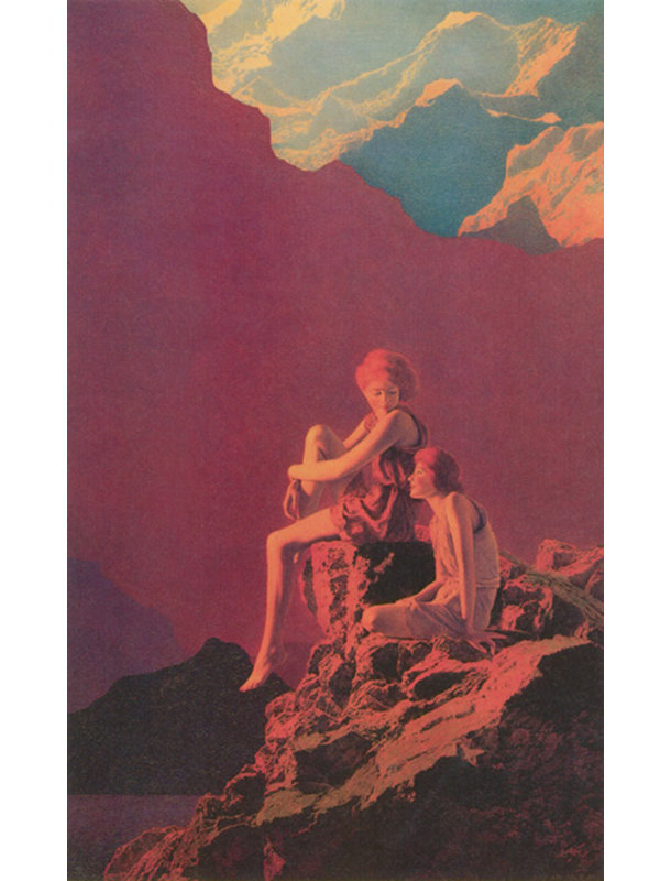 Contentment by Maxfield Parrish Gallery Wrapped Canvas, 48" H x 33" W