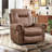 39.37'' Wide Modern Power Lift Assist Recliner With Massage, Heat & USB + Type-C Charging (Set Of 2)-119569458