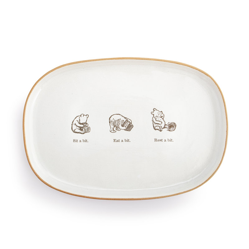 Sit A Bit Oval Platter - 15.5X11in
