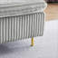 Canapé-fauteuil, compact moderne pour les petits espaces, dortoir de salon Vert clair | Velours côtelé