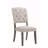 Linen & Weathered Side Chair