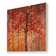 Autumn Colored Forest Treescape XXXVII - Unframed Painting Print on Wood