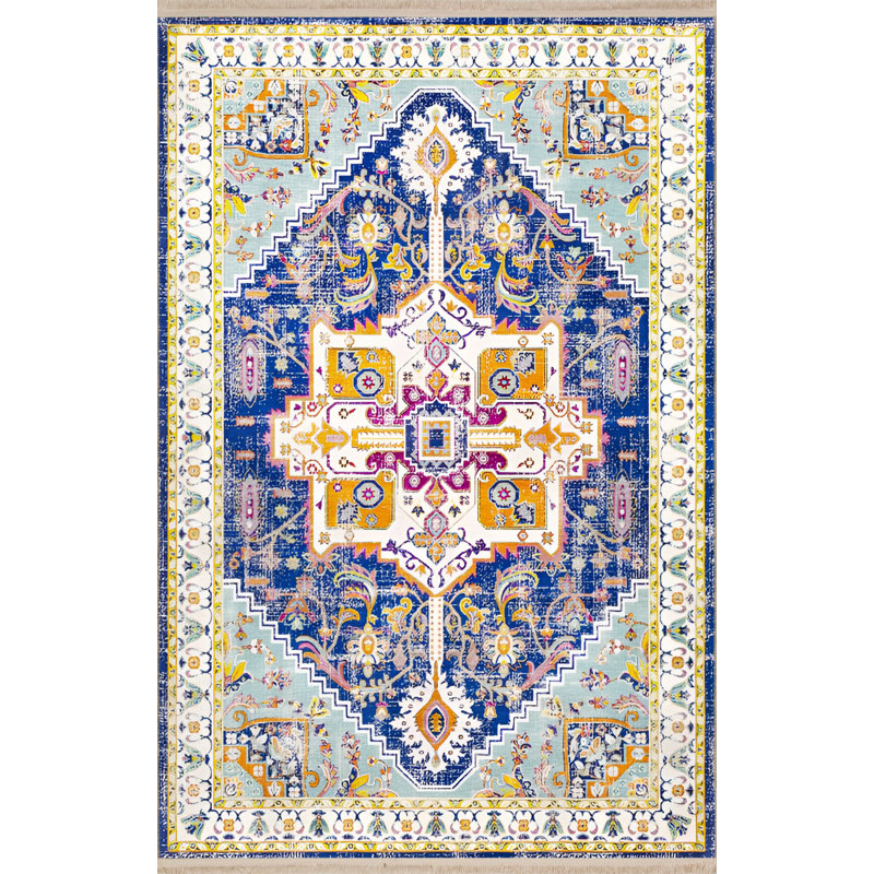 Tapis rectangulaire intérieur / extérieur Scotney, Rectangle 3 pi 3 po x 4 pi 11 po