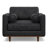 Morrison 42"W Upholstered Mid-Century Modern Arm Chair with Bolster Pillows-110809737