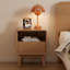 42cm W Solid Wood Bedside Table-652782563