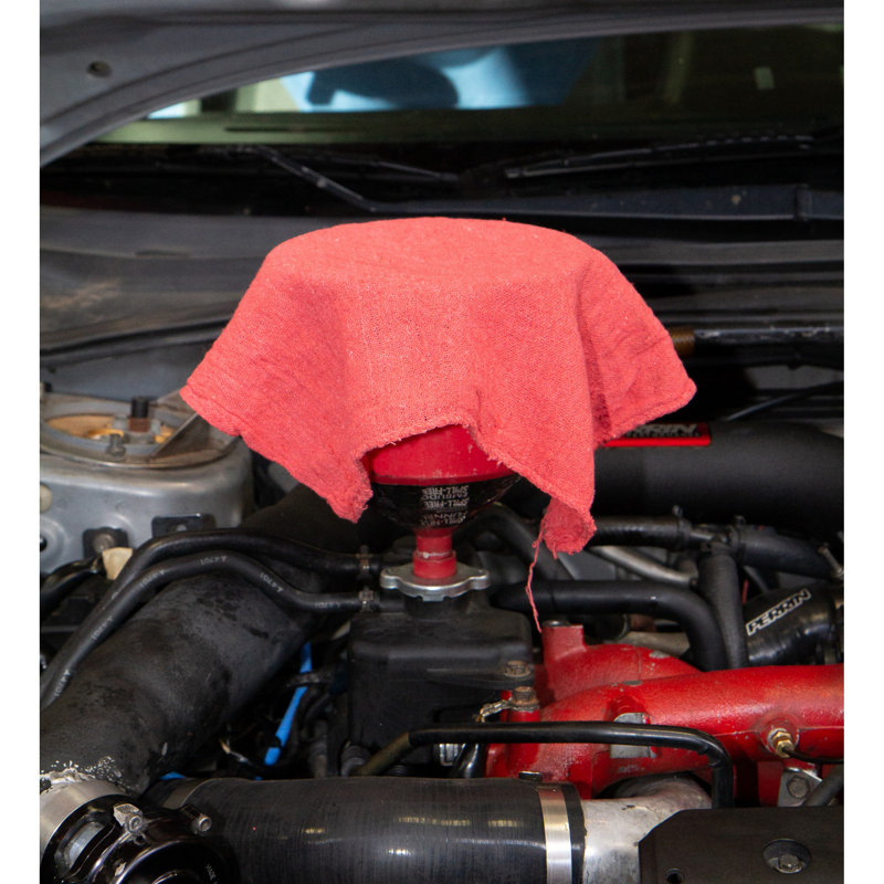 Messy Mechanic Shop Towels Cleaning Cloths, Red, 1