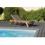 Woehler 198cm Long Reclining Teak Single Chaise