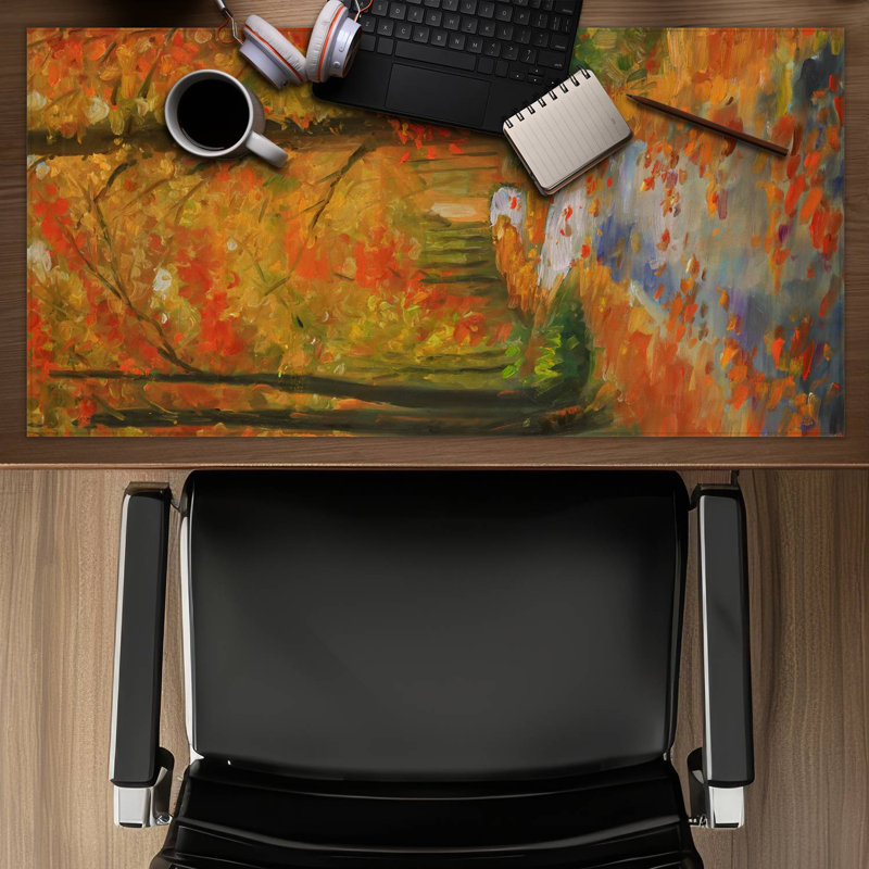 Autumn trail - 15.75"x31.50" Desk mat