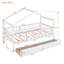 Lit simple en bois avec deux tiroirs-1173772099