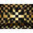 Black/Gold Checkered