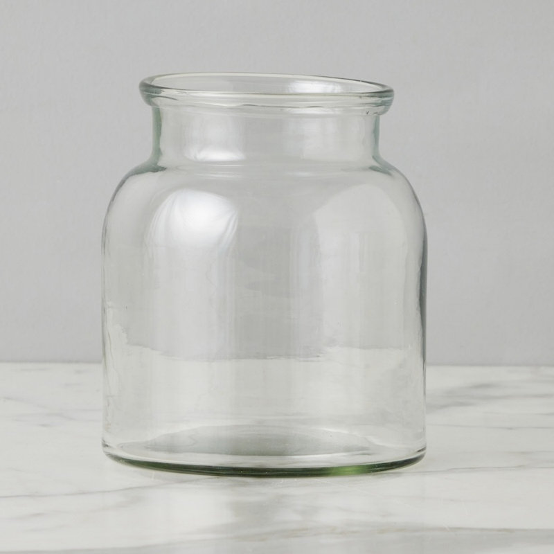 3L Mason Jar, Clear, 7.6" H x 6.3" W x 6.25" D