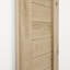 Solid Oak Barn Door with Single Bi-Folding System-105091976