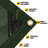24 ft. x 50 ft. 250 GSM 7.5 oz Heavy Duty Mesh Tarp, UV Resistant-102516653