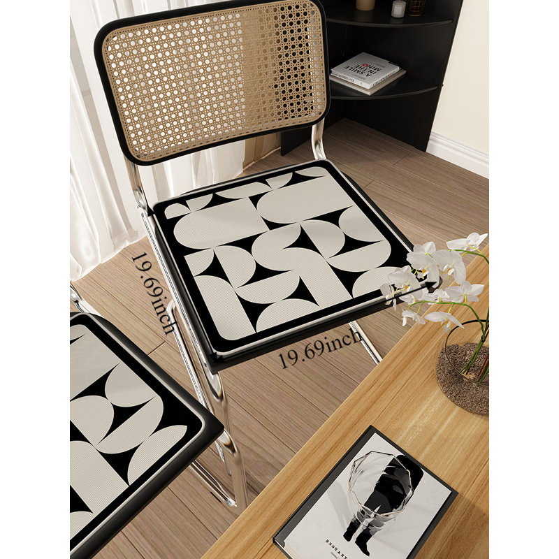 Coussin de chaise Latitude Run®, Blanc / noir