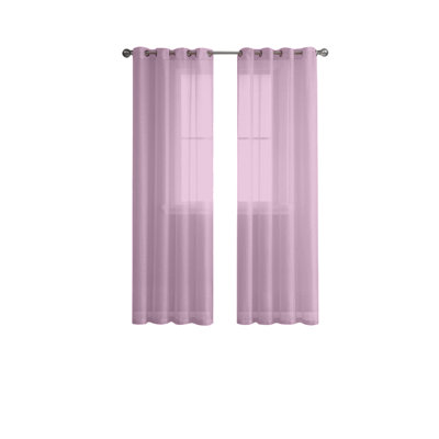 Kbndieu Semi Sheer Curtains for Bedroom 98 Inches Long Grommet Vertical Window Curtains Drapes with Light Through for Living Room