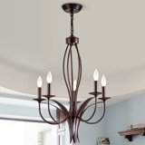 Estelle 5 - Light Dimmable Classic / Traditional Chandelier