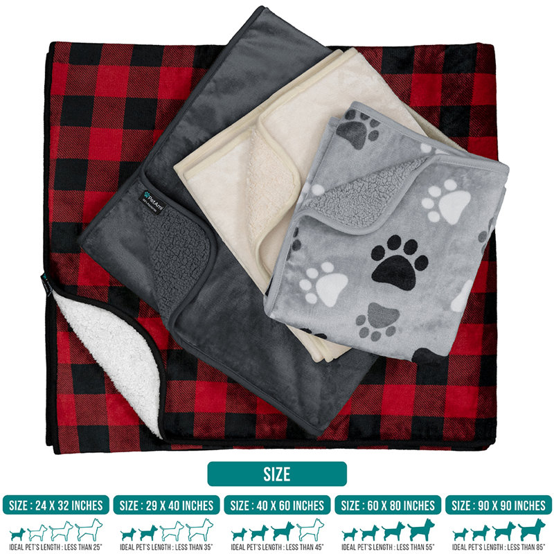 Polyester polaire gris patte, 40 po x 60 po