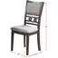 Ensemble de table ronde contemporaine 5 pièces avec 4 chaises d'appoint