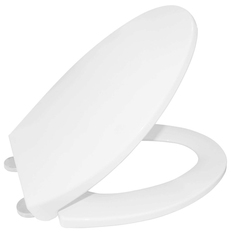 Siège de toilette allongé à fermeture rapide