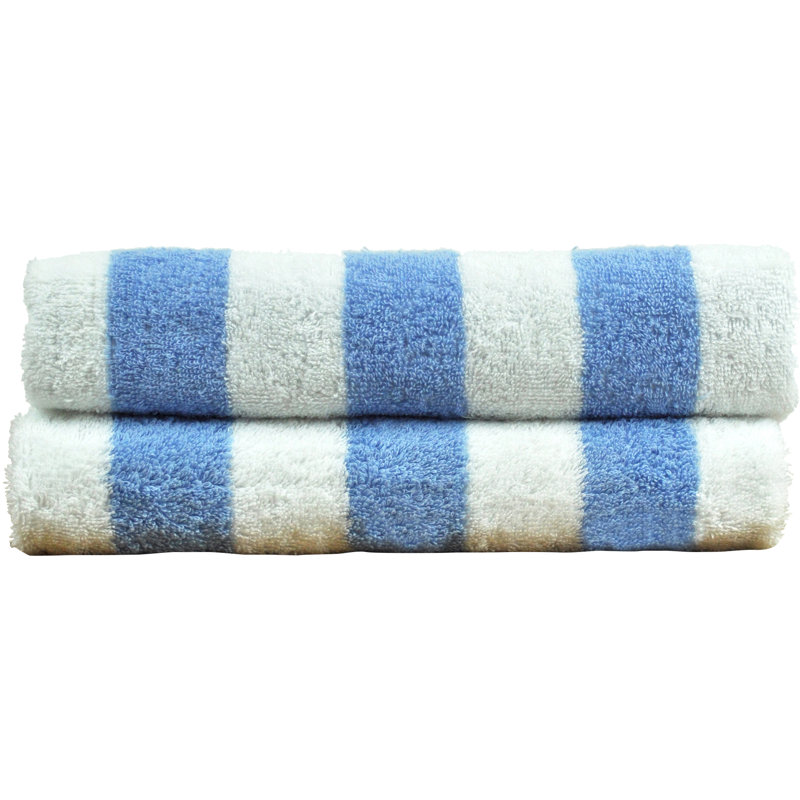 Luxury Super Plush Beach Towel, Light Blue