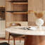 Ensemble de salle à manger 5 pièces Mid-Century en bois massif avec 4 chaises ergonomiques - Économisez pour les appartements compacts - Améliorez votre salle à manger immédiatement-1412042891-1412042890-1412042892