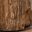 Tabouret d'arbre en béton, table d'appoint décorative avec plateau rond, pour une utilisation intérieure et extérieure, finition naturelle, polyvalente, peut supporter jusqu'à 198 lb de table, et pour l'extérieur, capacité