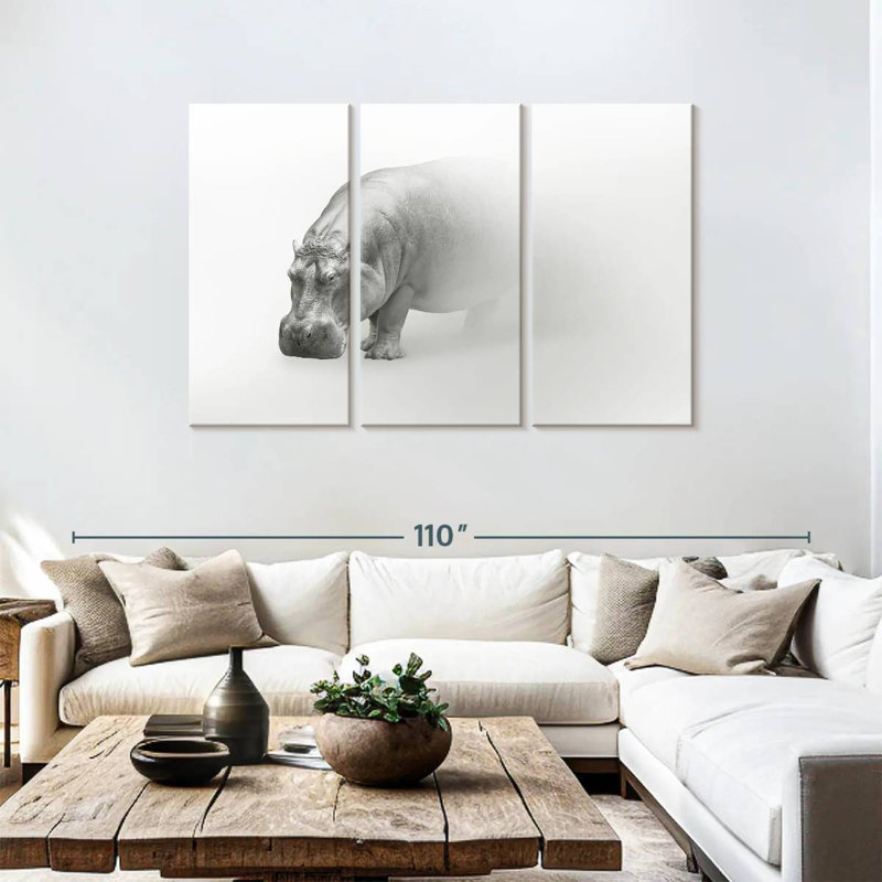 Brampt Phantom Hippo, 48" H x 74" W