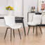 Chaises de salle à manger rembourrées en similicuir-742584829