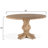 Lyons Round Solid Wood Dining Table-1831903731-1831903732