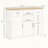 White and Oak Kitchen Sideboard Buffet