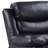 Black Synthetic Leather Power Motion Recliner Chair