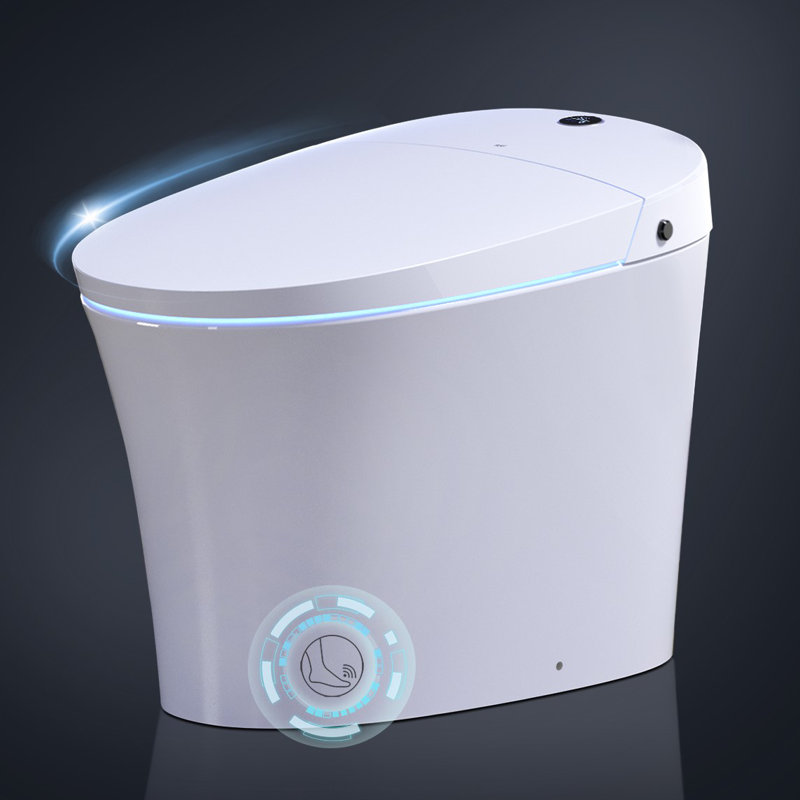 R&T Smart Toilet for Bathroom, Elongated Tankless Toilet