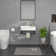 Mocoloo 23"L x 16"W Ceramic Rectangular Console Bathroom Sink with One Faucet Hole and Bracket Base