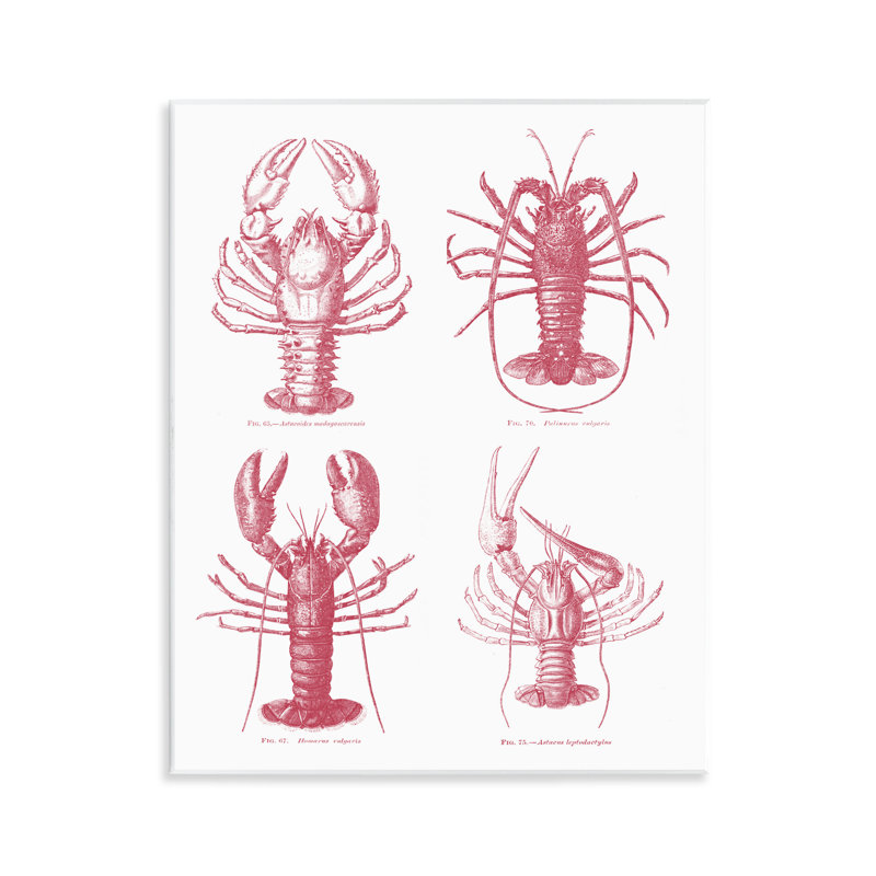 Plaque murale Timeless Lobsters