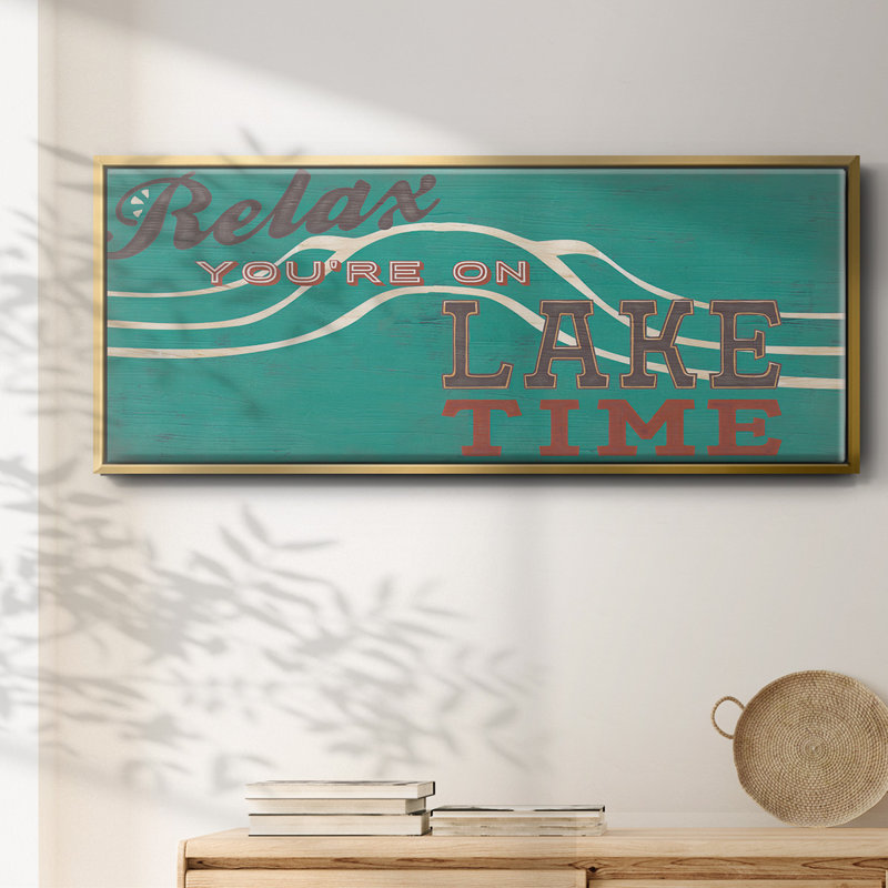 Cabin Life Collection H-, toile encadrée, H 20 po x l 50 po